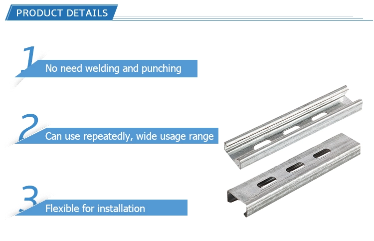 Galvanized Steel Slotted Strut U Channel / C Channel