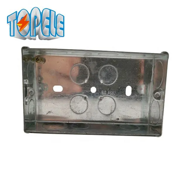 দুটি গ্যাং স্টিল বৈদ্যুতিক বাক্স